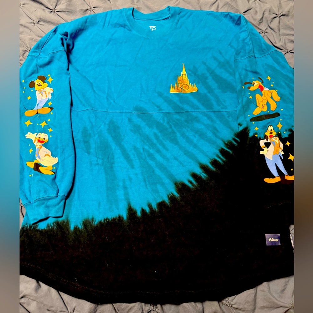 Walt Disney World WDW 50th Grand Finale tie-dye Spirit Jersey